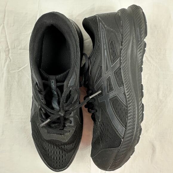 Mens 11.5 trainers sneakers Asics Gel-Contend 9 Black - Picture 1 of 9